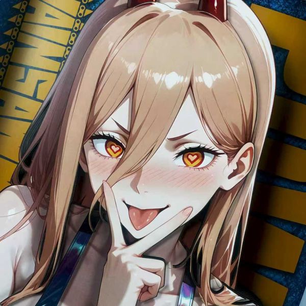 【海外代購】黑白畫映 B&W Chainsaw Man 帕瓦 泳裝半身立體裝飾畫 