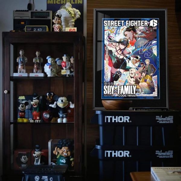 【海外代購】千鳥社 間諜過家家約爾阿尼亞春麗街霸裝飾畫 