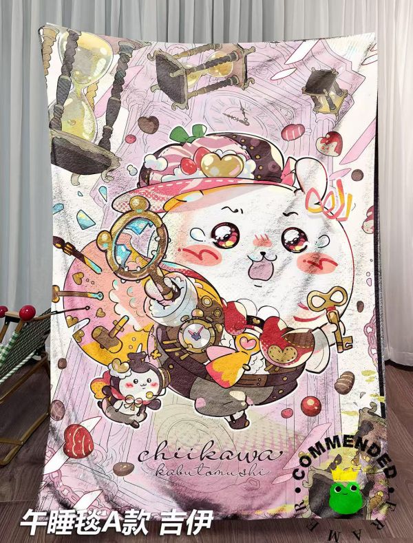 【海外代購】皇呱 《吉伊卡哇偵探》 潮流裝飾畫 午睡毯 地毯 