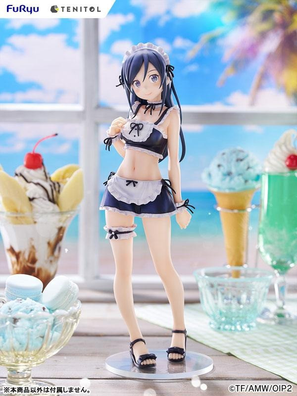 【預定】FuRyu TENITOL TALL 我的妹妹哪有這麼可愛 新垣綾瀨 高坂桐乃 黒貓 泳裝女僕Ver. 