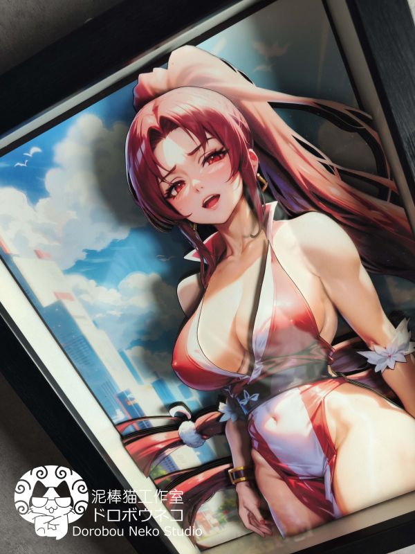 【海外代購】泥棒貓工作室 不知火舞 立體畫 