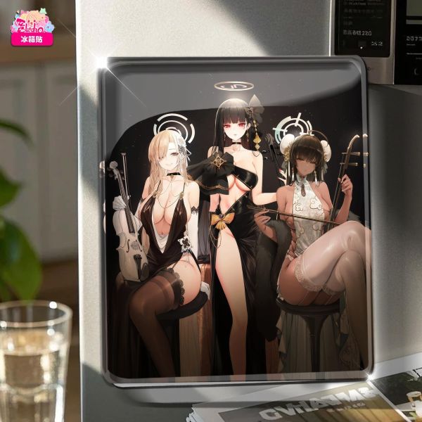 【海外代購】阿喵畫社 禮服 調月明日奈角楯鋼琴進行曲 展館級8k收藏超清精裱畫 冰箱貼 