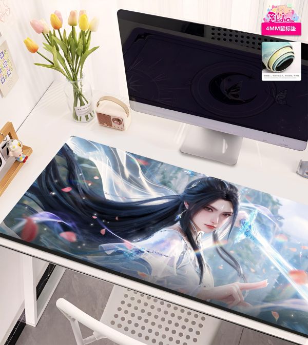 【海外代購】阿喵畫社 執劍 陸雪琪 8k主題高清裝飾畫 床頭地墊 滑鼠墊 冰箱貼 