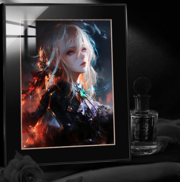 【海外代購】阿喵畫社 凋零之花 薇爾莉特 展館級8k超清精裱畫 
