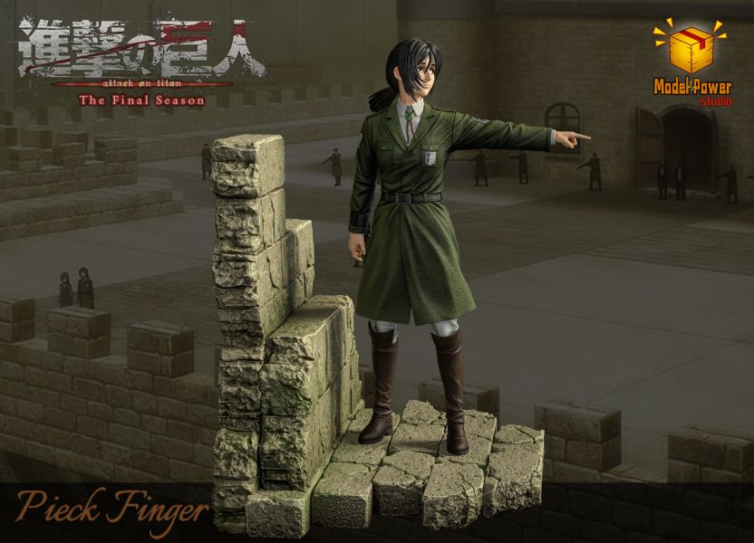 【已截單/代購洽客服】Model Power 私定係列 進擊的巨人第5彈 對峙名場面 艾倫耶格爾&皮克芬格爾 