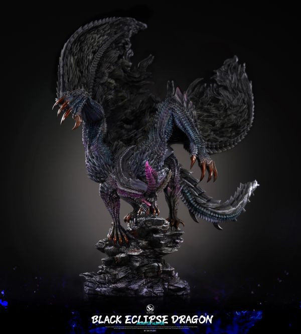【台灣現貨】S6 怪物獵人共鳴系列 006 黑蝕龍 