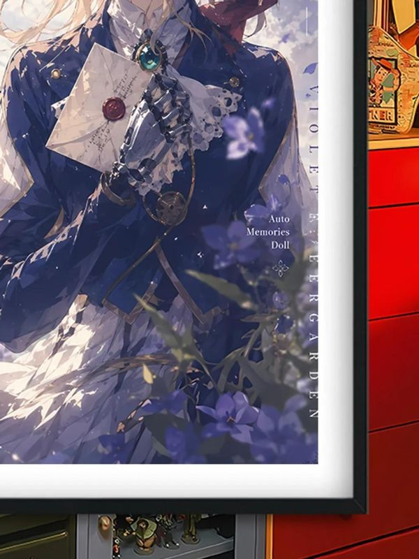 【海外代購】巴洛克 《檔案-薇爾莉特》紫羅蘭永恆花園裝飾畫冰箱貼 