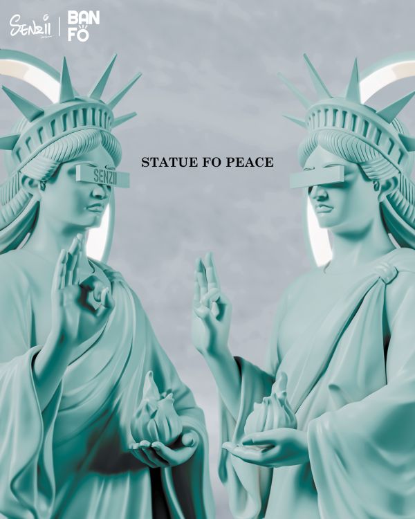 【預定】SENZII千紙 BANFO萬佛 和平女神像（STATUE FO PEACE) 