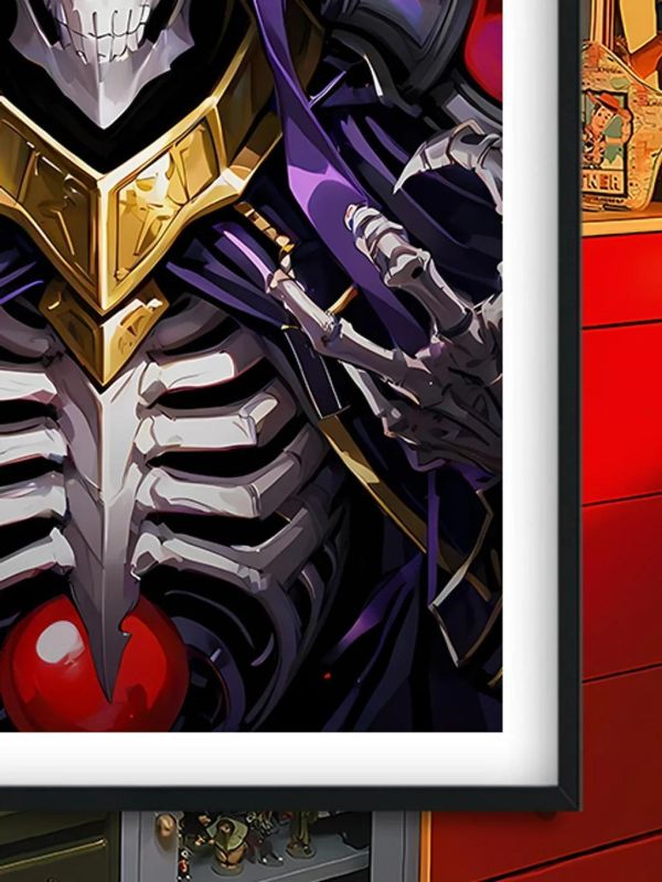 【海外代購】巴洛克 《暗影骨王》Overlord裝飾畫冰箱貼 