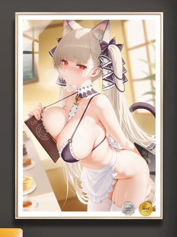 【海外代購】阿喵畫社 女僕 可畏裝飾畫 碧藍航線 