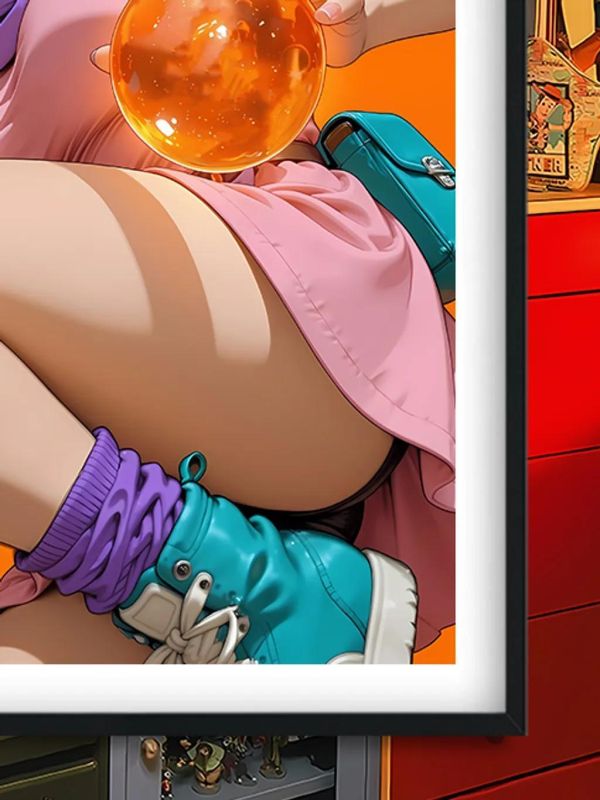 【海外代購】巴洛克 《龍珠布瑪》Bulma七龍珠裝飾畫冰箱貼 