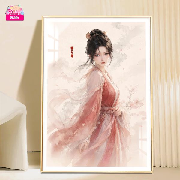 【海外代購】阿喵畫社 國色天香 慕沛靈 新品8K主題超清裝飾畫 冰箱貼 
