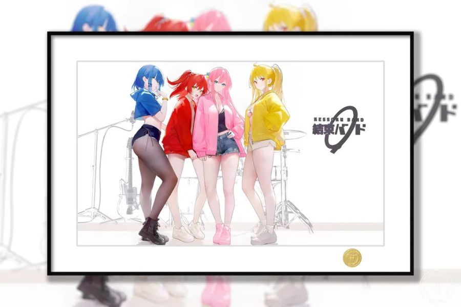 【海外代購】H2 《孤獨搖滾結束樂隊》裝飾畫 