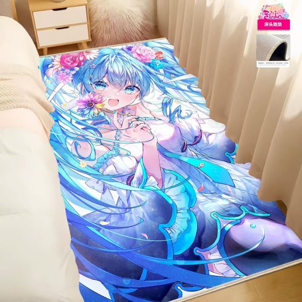 【海外代購】阿喵畫社 七彩小雛菊 臻彩款初音未來 展館級12k收藏超清精裱畫 床頭地墊 