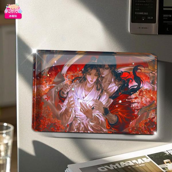 【海外代購】阿喵畫社 憐城一諾 謝憐花城 復古款實木紀念超清裝飾畫 床頭地墊 冰箱貼 