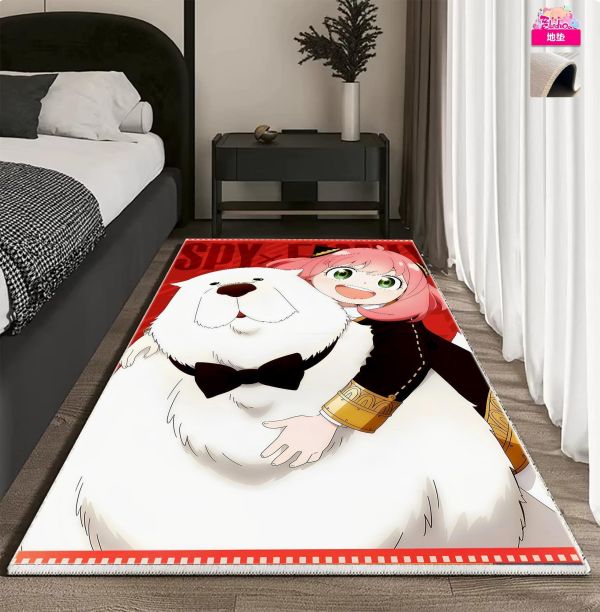 【海外代購】阿喵畫社 哇庫邦德與阿尼亞精裱款 展館級8k收藏超清精裱畫 床頭地墊 冰箱貼 