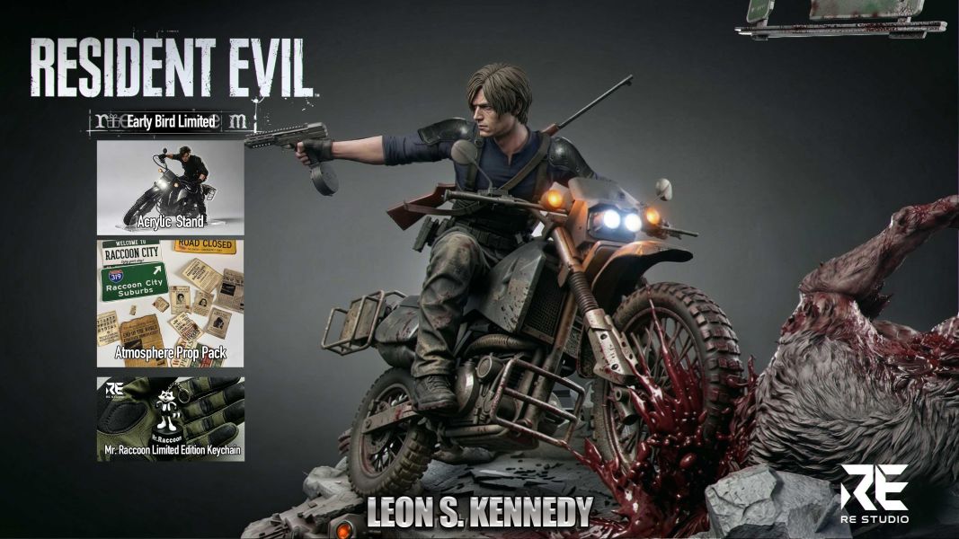 【預定】RE Resident Evil Requiem Leon S. Kennedy: Raccoon City Chase 里昂浣熊市追逐戰 · 高速公路末日場景雕像 