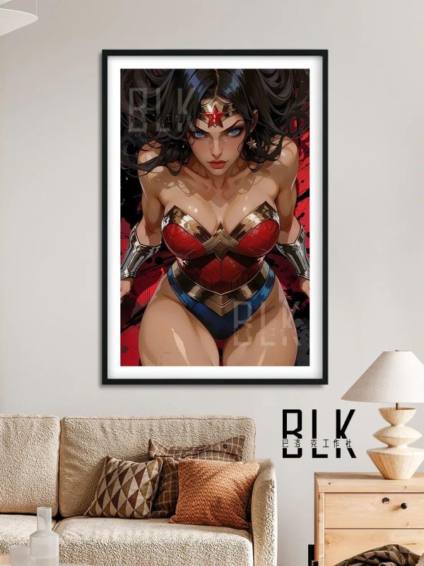 【海外代購】巴洛克 《神奇女俠》裝飾畫 DC 
