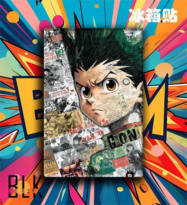 【海外代購】巴洛克  《小杰》全職獵人裝飾畫冰箱貼 