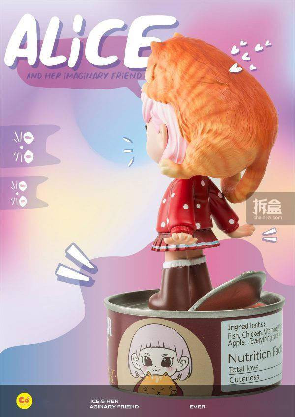 【海外代購】The Cave 愛麗絲與幻想生物 罐頭貓 起司鼠 