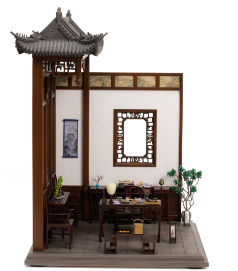 【預定】微觀臻慕 中式古風小景 知古小齋 