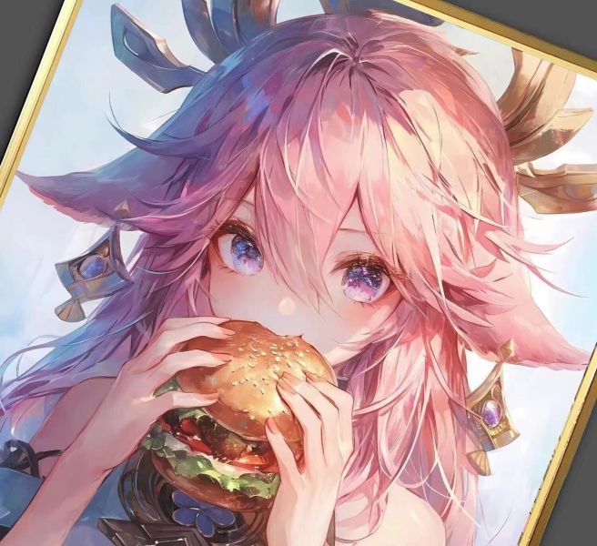 【海外代購】千鳥社 宮司大人Yae Miko 原神 八重神子單人照 裝飾畫 