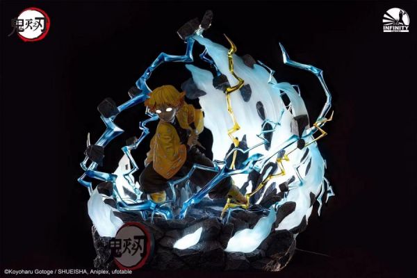 【海外代購】【55CM】開天 鬼滅之刃 我妻善逸1/4 正版 