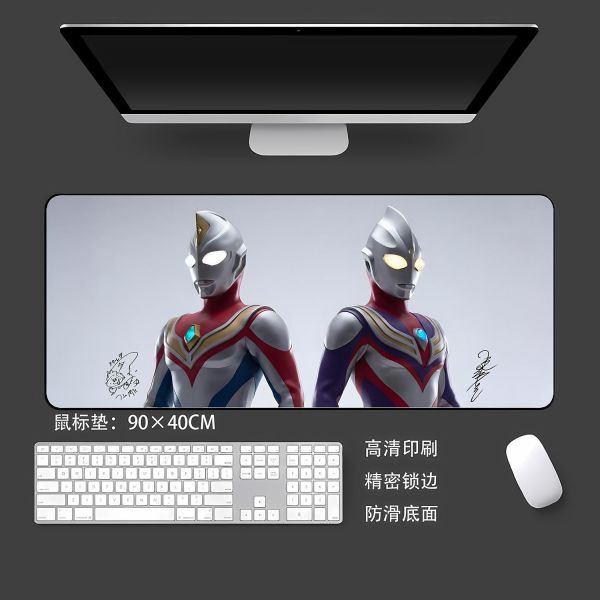 【海外代購】千鳥社 《平成奧特曼戴拿迪迦》ultraman平成奧特曼戴拿迪迦人間體聲優演員簽名滑鼠墊裝飾畫 滑鼠墊 