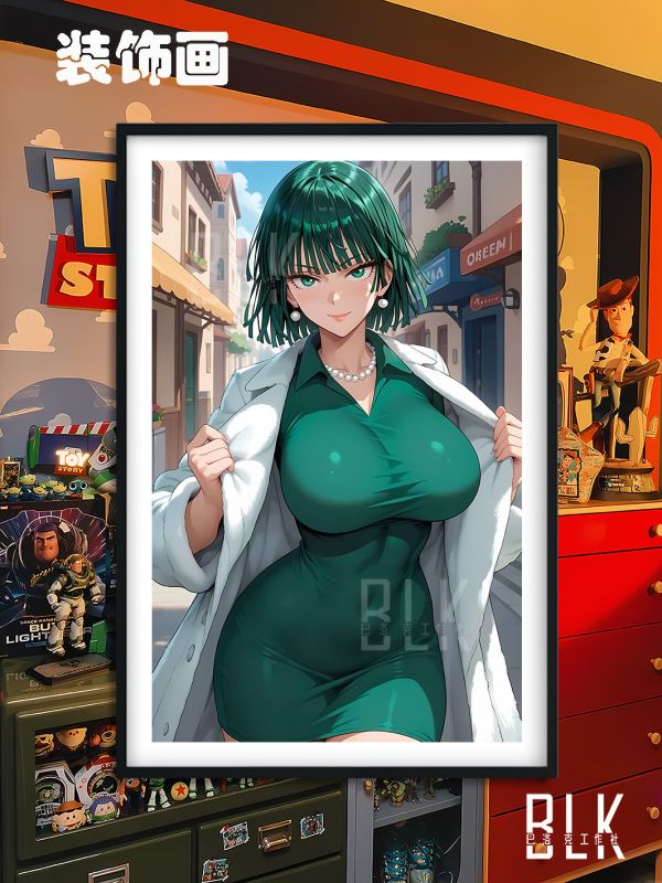 【海外代購】巴洛克 《地獄吹雪》一拳超人Fubuki一擊男ONE PUNCH-MAN動畫裝飾畫