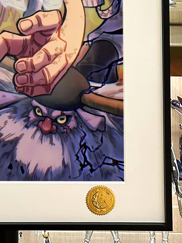 【海外代購】星空《尼卡vs五老星》onepiece海賊王luffy路飛五檔太陽神遊戲動畫裝飾畫