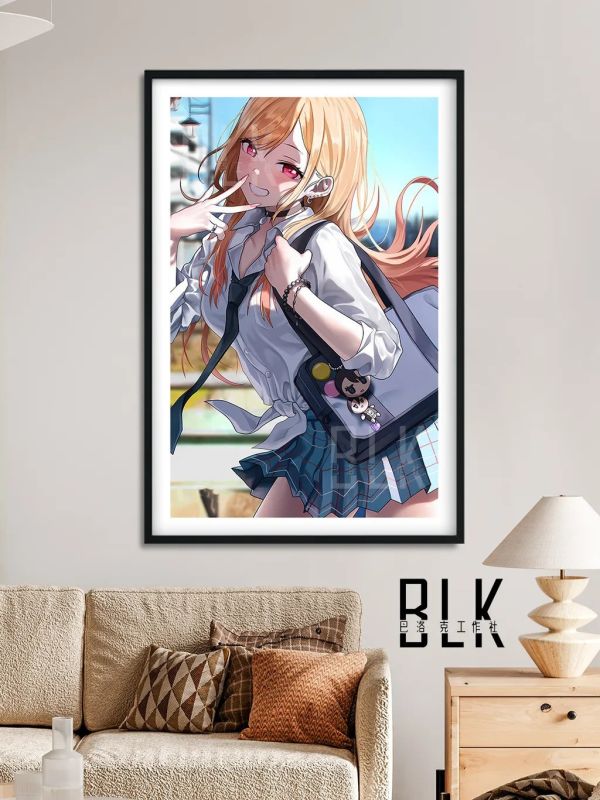 【海外代購】巴洛克 《校服喜多川》海夢更衣人偶墜入愛河裝飾畫冰箱貼 