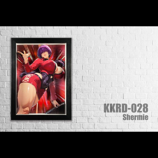 【海外代購】黑白畫映 B&W KOF Shermie 夏爾米 立體裝飾畫 