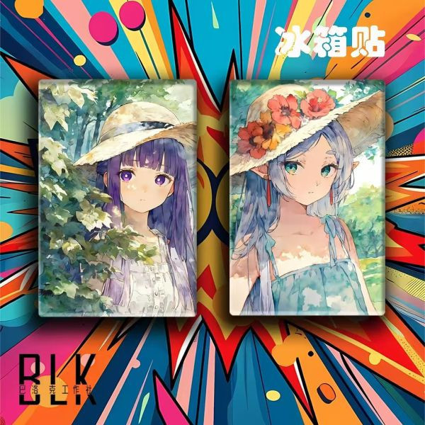 【海外代購】巴洛克 葬送的芙莉蓮菲倫動漫藝術裝飾畫/亞克力冰箱貼 