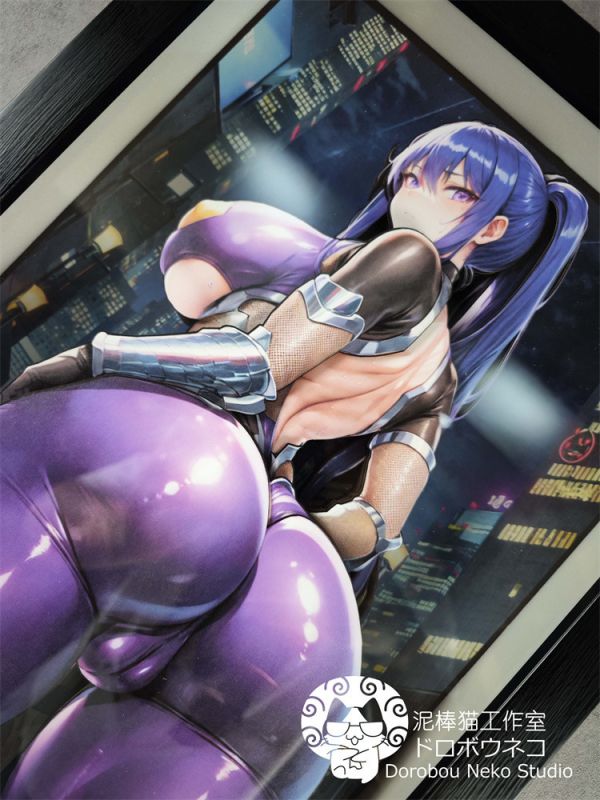 【海外代購】泥棒貓 DSHT 003 對魔忍 秋山凜子 可月兌立體畫 