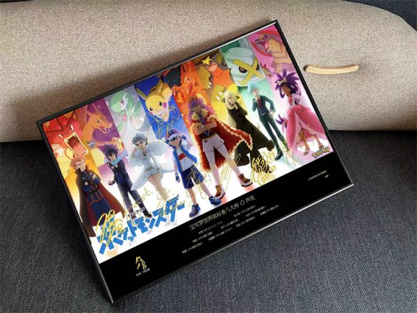 【海外代購】【40*60CM】千鳥社 世界錦標賽小智皮卡丘聲優簽名裝飾畫01 