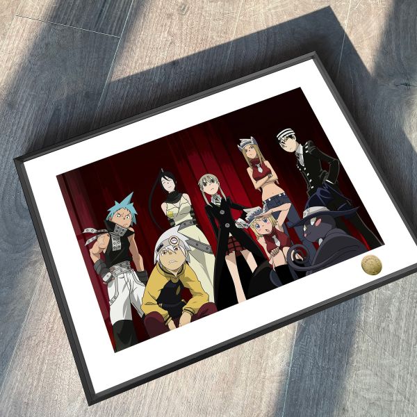 【海外代購】皇呱 《噬魂師主角團》 噬魂師死武專主角團團照週邊裝飾畫 