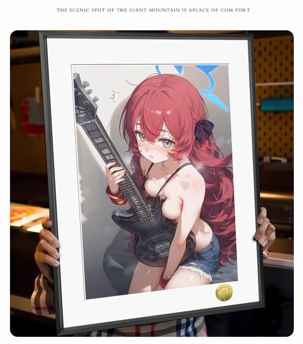 【海外代購】皇呱 《棗伊呂波》 蔚藍檔案歌赫娜學院二年級學生棗伊呂波同人周邊裝飾畫 午睡毯 地毯 