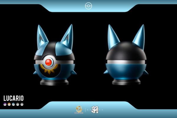 【海外代購】羽 HZ 小智冠軍組 1:1 精靈球系列 第一彈 路卡利歐精靈球 