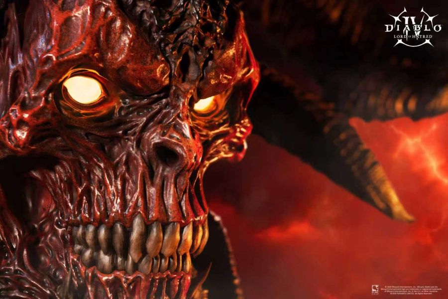 【預定】Purearts DIABLO IV: LORD OF HATRED MEPHISTO LIFE-SIZE SCALE ART MASK 《暗黑破壞神 IV：憎恨之王》墨菲斯托 真人1/1比例藝術面具 