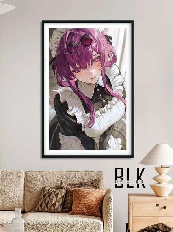 【海外代購】巴洛克 《女僕卡芙卡》崩壞：星穹鐵道裝飾畫冰箱貼 