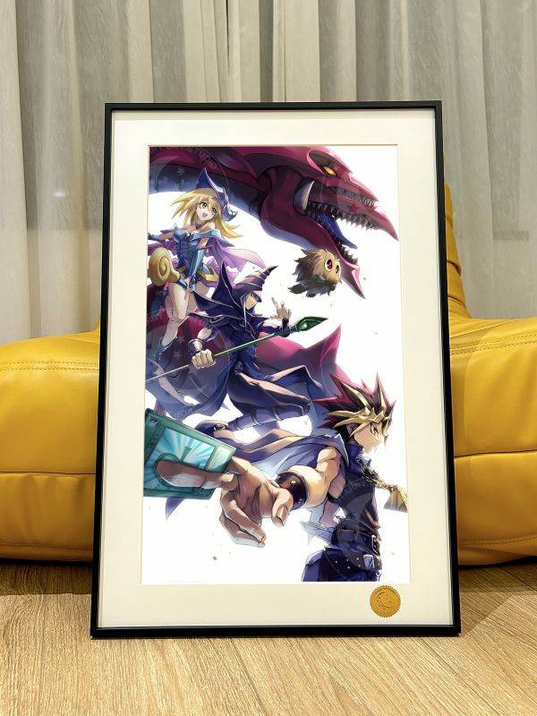 【海外代購】星空 《出擊武藤遊戲》阿圖姆遊戲王黑魔導女孩三幻神天空龍動畫裝飾畫 