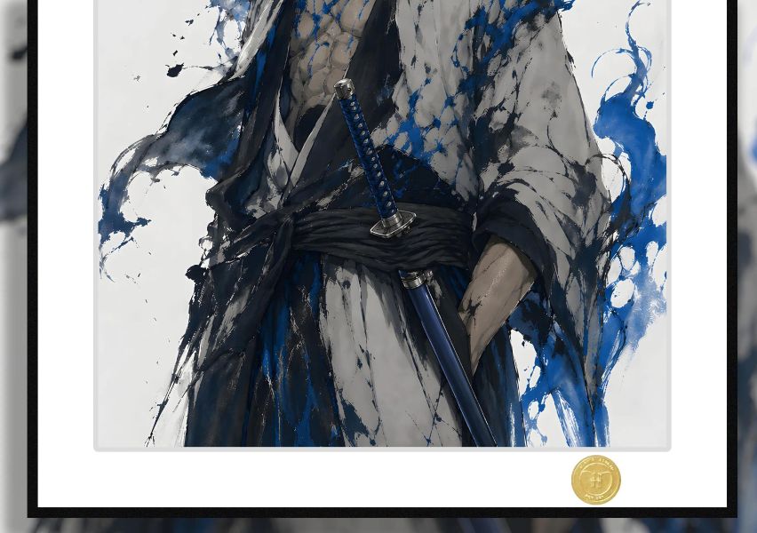 【海外代購】H2 《水墨葛力姆喬》裝飾畫 死神 