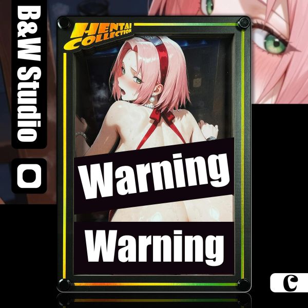 【海外代購】黑白畫映 B&W AI Creator系列桌面裝飾卡磚第三十彈 春野櫻 