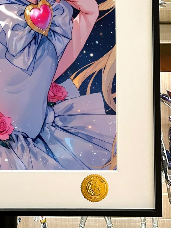 【海外代購】星空 《玫瑰水兵月》美少女戰士裝飾畫 