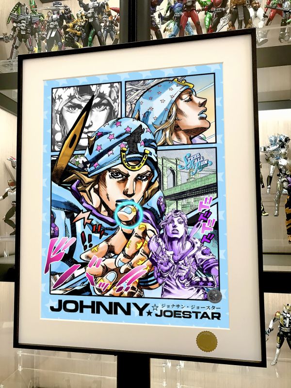 【海外代購】星空 《喬尼·喬斯達》JOJO的奇妙冒險凱撒·齊貝林飆馬野郎動漫裝飾畫 