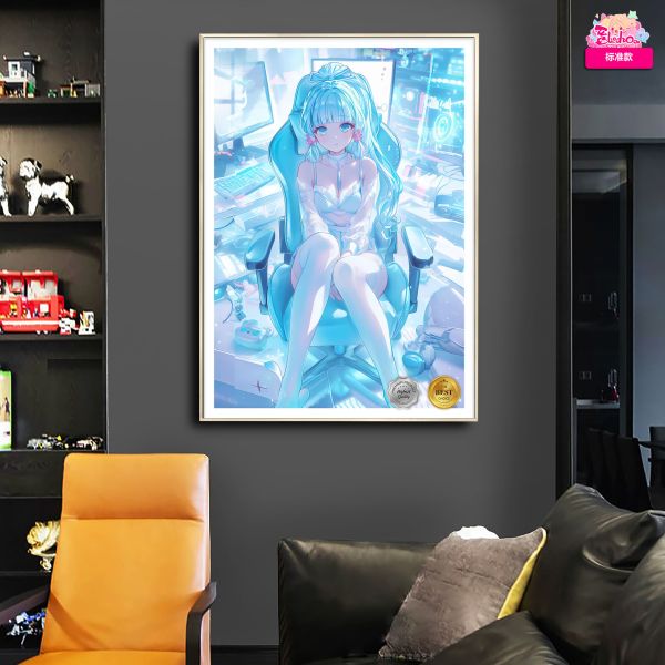 【海外代購】阿喵畫社 賽博機房 神裡綾華 