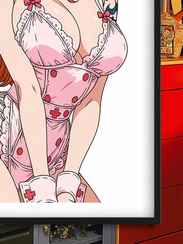 【海外代購】巴洛克 《護士娜美》海賊王裝飾畫冰箱貼 