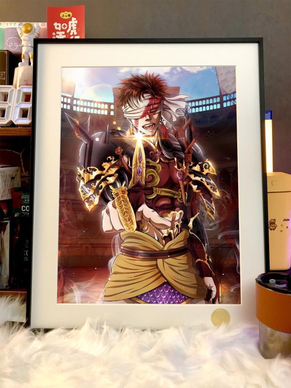 【海外代購】星空 《始皇帝》亞當呂布嬴政終末的女武神Record of Ragnarok哈迪斯動漫裝飾畫 