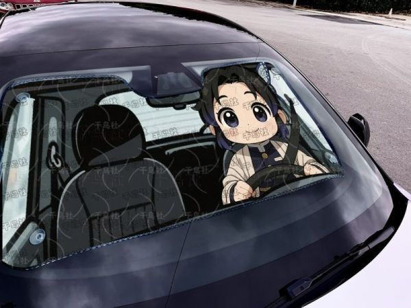 【海外代購】千鳥社 《汽車前擋遮陽-蝴蝶忍》鬼滅之刃九柱鬼殺隊蟲柱 