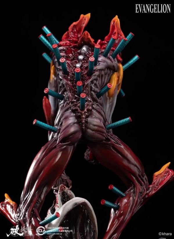 【海外現貨】末那魂燃 《EVANGELION-02》EVA2號機獸化形態藝術雕像 